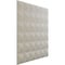 Ekena Millwork 19 5/8in. W x 19 5/8in. H Damon EnduraWall Decorative 3D Wall Panel Covers 2.67 Sq. Ft. WP20X20DAGBW - alternate 3